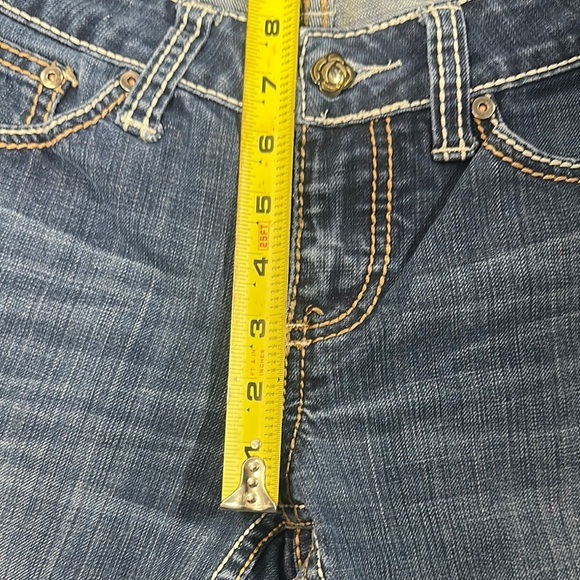 448.  Women's Blue Boot Cut Jeans- altered length - Picture 8 of 11